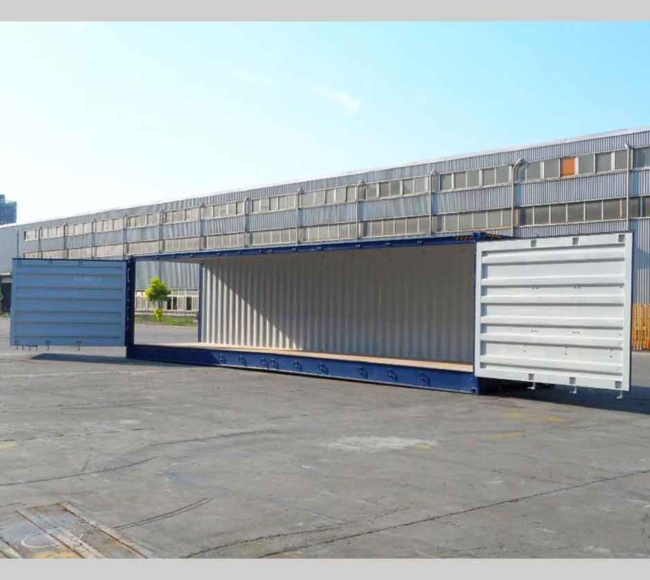 Open-Sided Shipping Container
